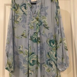 Susan Graver 2 piece tank/overlay set